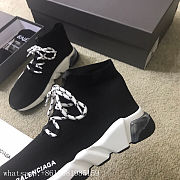 Balenciaga Speed Trainer Lace Up Black - 3