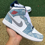 Air Jordan 1 Mid French Blue Fire Red DN3706-401 - 5