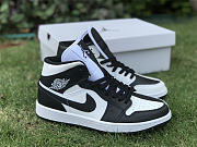 Air Jordan 1 Mid Split Black White (W) DR0501-101 - 1