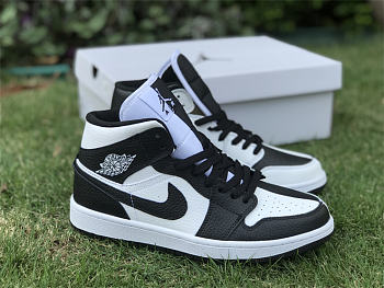 Air Jordan 1 Mid Split Black White (W) DR0501-101