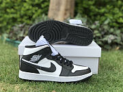 Air Jordan 1 Mid Split Black White (W) DR0501-101 - 4