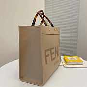 Fendi Sunshine Medium Beige Bag 35x31x17cm - 2