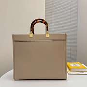 Fendi Sunshine Medium Beige Bag 35x31x17cm - 5