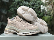 Balenciaga Triple S Clear Sole Trainers in Brown 541624W2GA12510 - 4