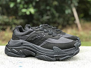 Balenciaga Triple S Nylon Sneaker Black 710157 W3CU1 1000 - 1