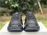 Balenciaga Triple S Nylon Sneaker Black 710157 W3CU1 1000 - 2