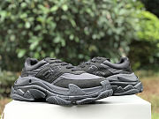 Balenciaga Triple S Nylon Sneaker Black 710157 W3CU1 1000 - 3