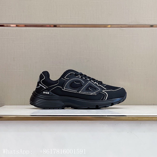 Dior B30 Sneaker Black Mesh and Technical Fabric 3SN279ZRF_H900 - 1