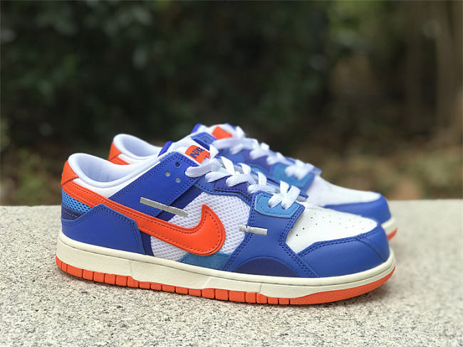 Nike Dunk Low Scrap Blue/Orange/White DM0128-100 - 1