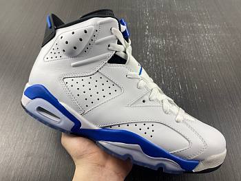 Air Jordan 6 Retro Sport Blue 384664-107