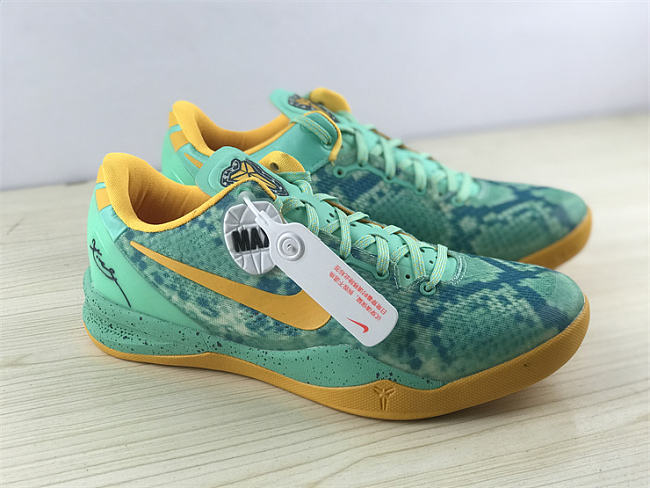 Nike Kobe 8 System Green Glow Laser Orange 555035-304 - 1