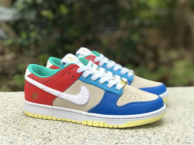 Nike Dunk Low Retro PRM Year of the Rabbit Blue Orange Cream FD4203-111 - 1