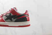 A Bathing Ape Bape SK8 Sta Red Grey 1I80-191-010/1I80-291-010 - 2