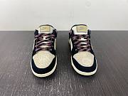 Nike Dunk Low LX Black Suede Team Gold (W) DV3054-001 - 2