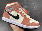 Air Jordan 1 Mid SE Orange Suede (GS) DV1336-800 - 1