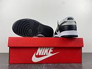 Nike Dunk Low Grey Black Orange Mini Swoosh FN7808-001 - 4