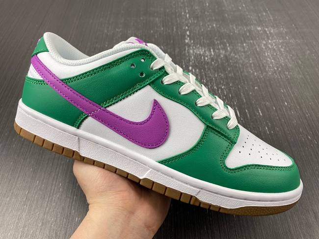 Nike Dunk Low White Stadium Green Fuchsia FD9922-151 - 1