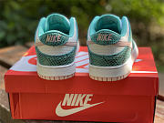 Nike Dunk Low Snakeskin Washed Teal Bleached Coral DR8577-300 - 5