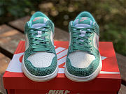 Nike Dunk Low Snakeskin Washed Teal Bleached Coral DR8577-300 - 4