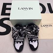 Lanvin Curb Sneaker Black Grey FM-SKRK11-REFL-P2210 - 2