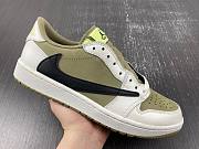 Air Jordan 1 Retro Low Golf Travis Scott Neutral Olive FZ3124-200 - 1