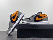  Nike Air Jordan 1 Low ‘Black Grey Orange’ FN7308-008 - 2