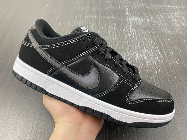 Nike Dunk Low Airbrush Swoosh Black FD6923-001 - 1