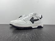 OFF-WHITE Out Of Office OOO 30 MM Low Tops Black White OMIA189C99LEA0010110 - 1