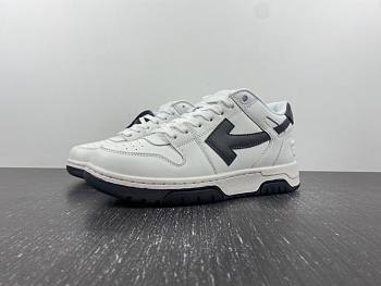 OFF-WHITE Out Of Office OOO 30 MM Low Tops Black White OMIA189C99LEA0010110