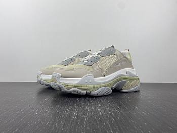 Balenciaga Triple S Gray Light Green 524039 W2FW4 9790