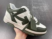 OFF-WHITE Out Of Office OOO Low Tops White Khaki OMIA189S23LEA0015901 - 3