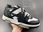 OFF-WHITE Out Of Office OOO Low Tops White Black White OMIA189S22LEA001010 - 3