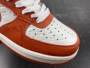 Louis Vuitton Nike Air Force 1 Low By Virgil Abloh White Orange - 3