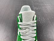 Louis Vuitton Nike Air Force 1 Low By Virgil Abloh White Green 1A9V9V - 5