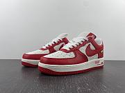 Louis Vuitton Nike Air Force 1 Low By Virgil Abloh White Red 1A9VA7 - 1