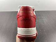 Louis Vuitton Nike Air Force 1 Low By Virgil Abloh White Red 1A9VA7 - 5