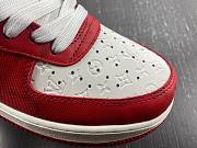 Louis Vuitton Nike Air Force 1 Low By Virgil Abloh White Red 1A9VA7 - 3