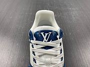 Louis Vuitton LV Trainer Monogram Denim White Blue 1A9JGU - 4