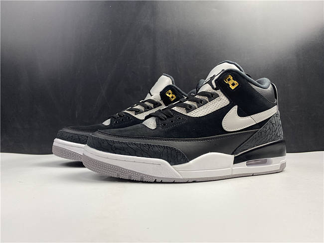 Air Jordan 3 Retro Tinker Black Cement Gold CK4348-007 - 1