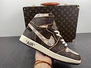 Nike Air Jordan 1 High x Off White NRG Coffee Brown Louis Vuitton AQ0818-158 - 2