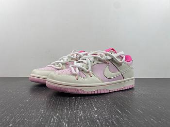 Air Jordan 1 Low SE Mighty Swooshers Pastel Pink White DM5443-666