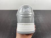 A Bathing Ape Bape Sta Patent Leather White Grey (2023) 1I70-191-022 - 5