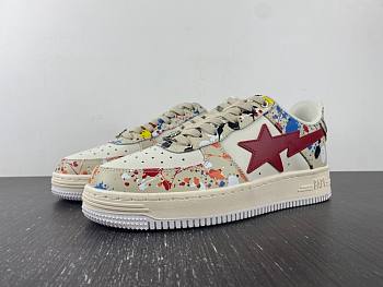 A Bathing Ape Bape Sta Paint Beige 001FW12010091