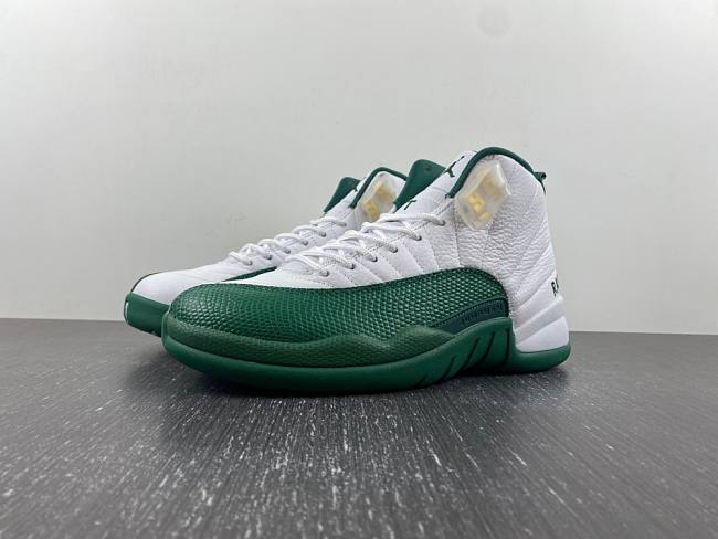 Air Jordan 12 Retro PE Ray Allen White Green 136001-063 - 1