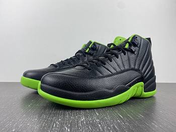 Air Jordan 12 Black Neon Green 