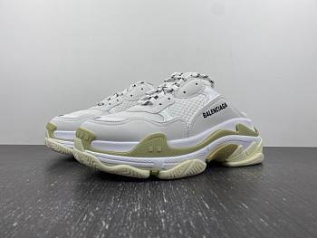 Balenciaga Triple S Mule in white (Women's) 755686W3SM29097