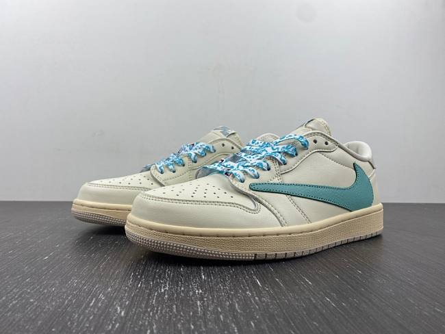 Travis Scott x Air Jordan 1 Low OG SP BGreen Toe DM7866-102 - 1