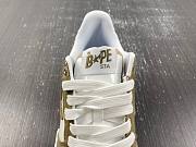 A Bathing Ape Bape Sta Patent Leather White Khaki (2023) 1I70-291-021/1I70-191-022 - 6