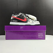 Nike SB Dunk Low Grey Black University Red CU1727-006 - 4