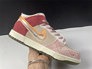 Nike Dunk Mid Social Status Free Lunch Strawberry Milk DJ1173-600 - 3